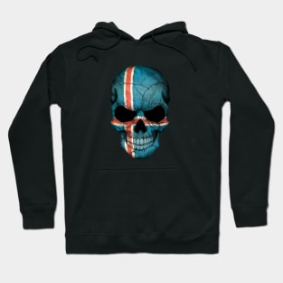 Icelandic Flag Skull Hoodie